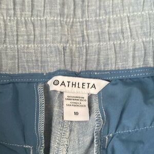 Athleta Linen Blue pants